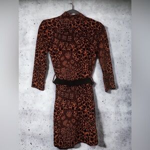 Derek Heart mini sweater  dress with belt size M